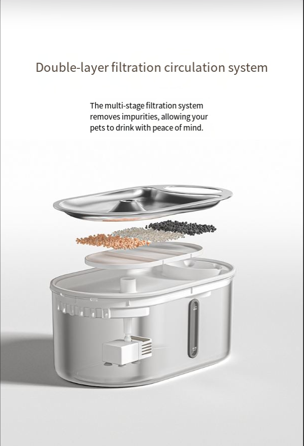 Sensor Stainless Steel Pet Water Fountain