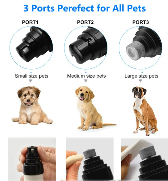 Quiet Rechargeable Dog Nail Grinder | SeniorPaws