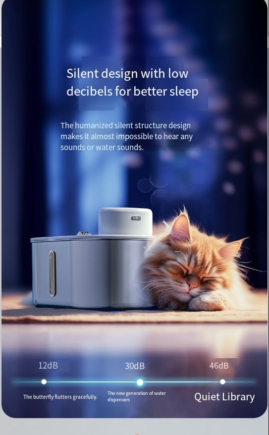 Sensor Stainless Steel Pet Water Fountain