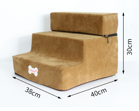 Plush Dog Steps for Bed & Couch