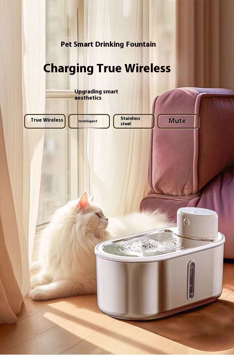 Sensor Stainless Steel Pet Water Fountain