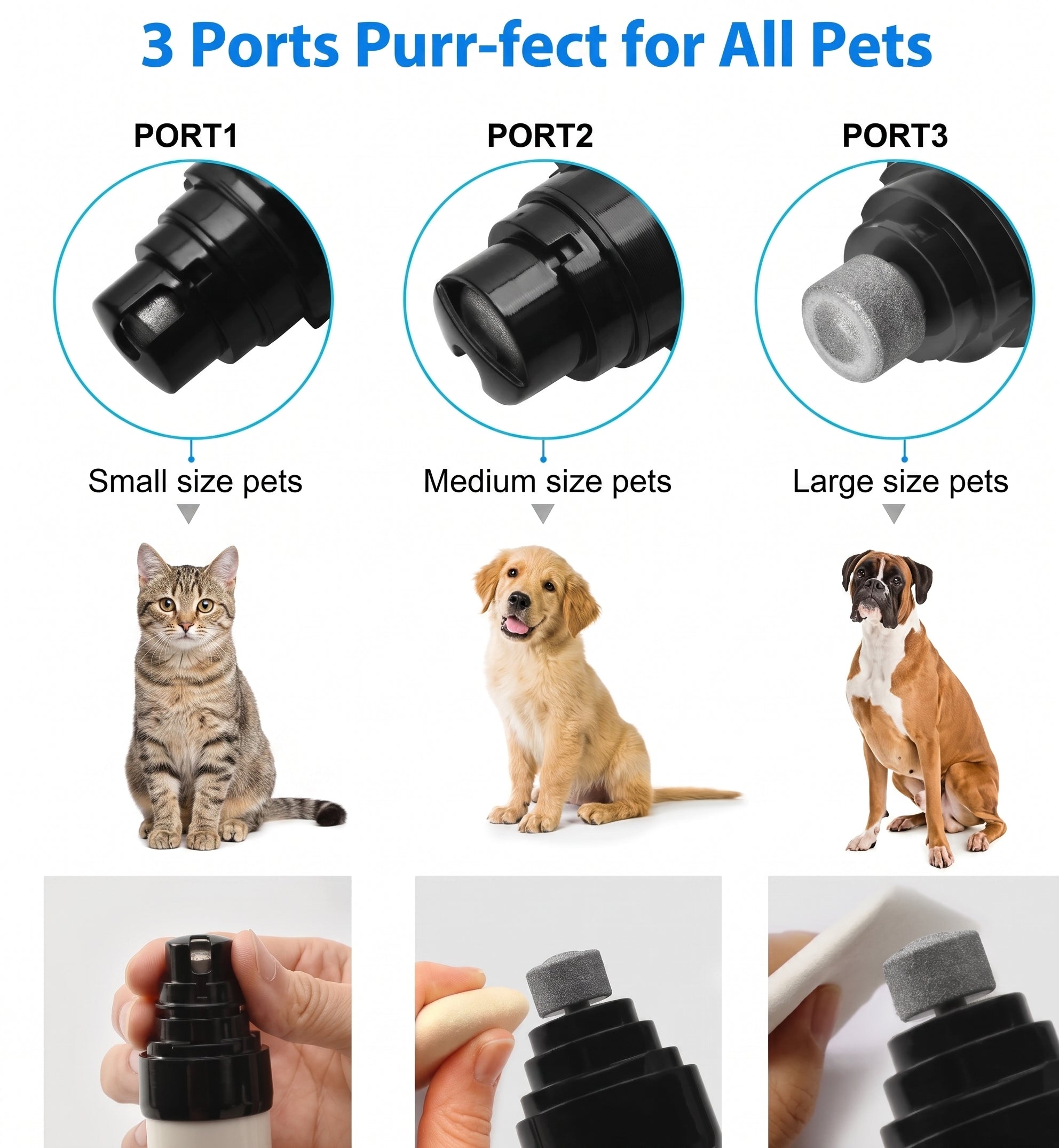 Quiet Rechargeable Dog Nail Grinder