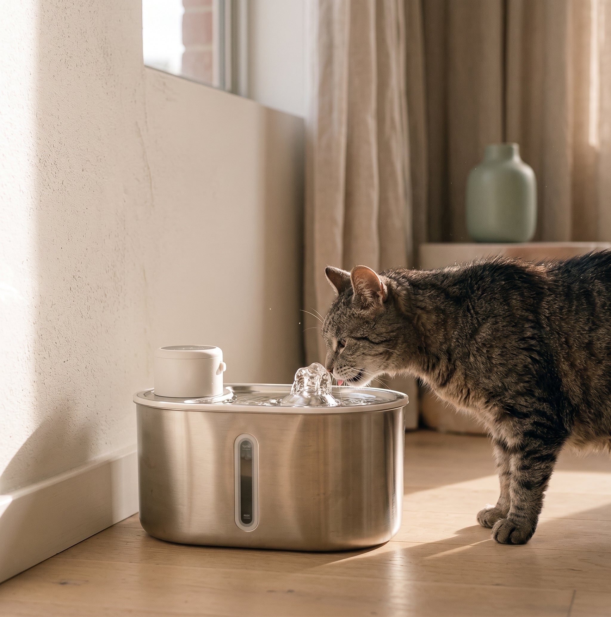 Sensor Stainless Steel Pet Water Fountain